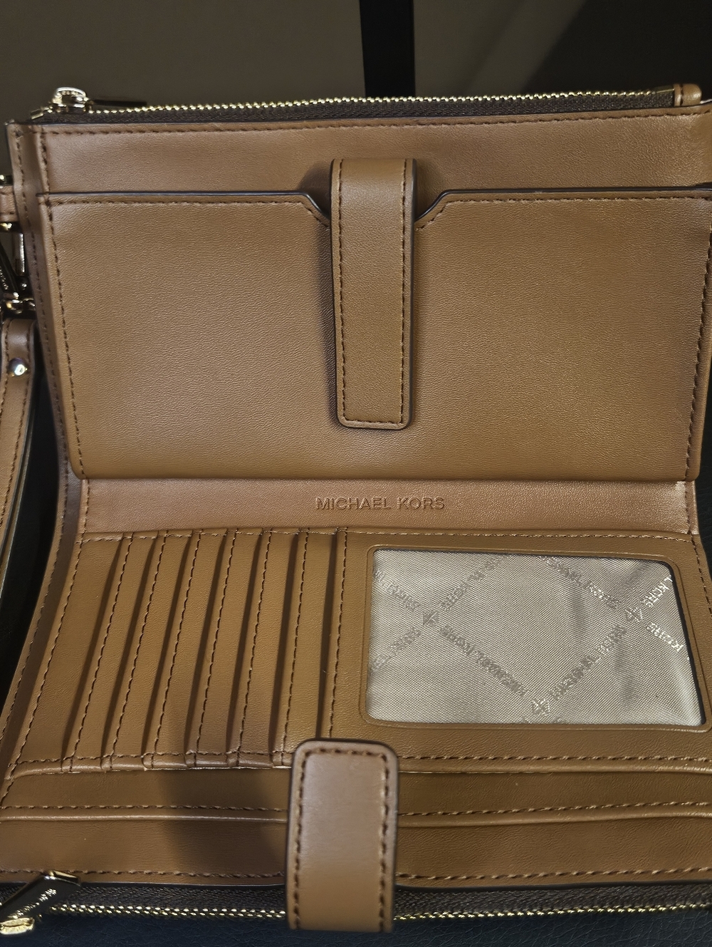 Michael Kors Jet Set Double Zip Wristlet Phone Wallet - Picture 9 of 16